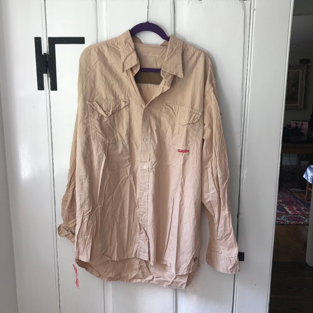 White Marlie Mens Button Down XL